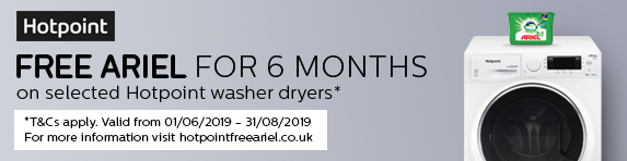 Hotpoint Free Ariel Promotion 01.06.2019 - 31.08.2019