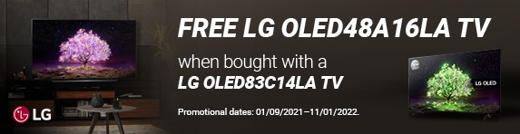 LG - Free OLED48A16LA 48" 4K OLED Smart TV when purchased with LG OLED83C14LA - 11.01.2022