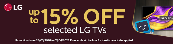 [HP]LG - Up to 15% Discount on Selected TVs - 07.04.2026