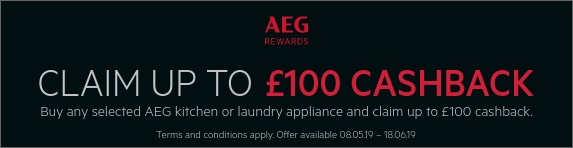 AEG Early Summer Cashback Promotion