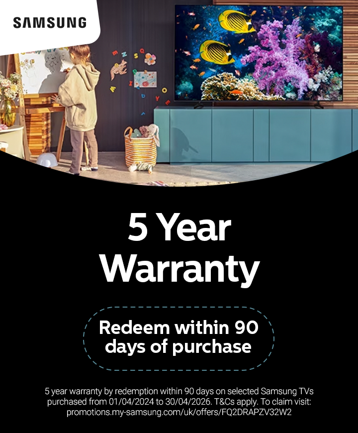 Samsung - 5 Year Warranty CE - 30.04.2026