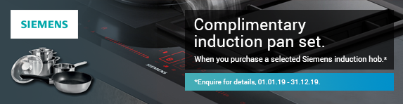 Siemens Complimentary Induction Pan Set Promotion 01.01.2019 - 31.05.2019