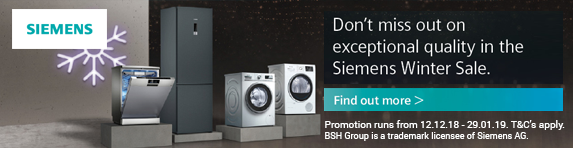Siemens Winter Sale 12.12.2018 - 29.01.2019