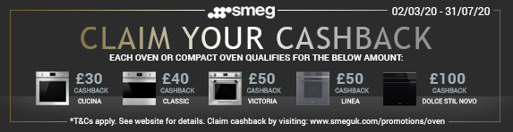 SMEG Oven Cashback Promotion 02.03.2020 - 28.05.2020