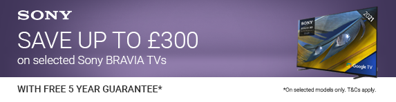 Sony - Save up to ?300 on selected TVs - 07.11.2021