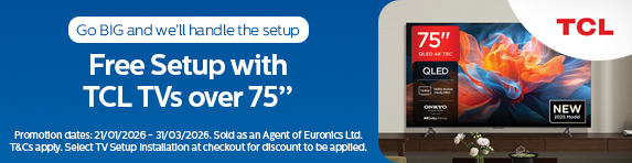 [HP]TCL - Free Setup with 75"+ TVs - 31.03.2026