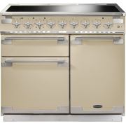 Rangemaster ELS100EICR 100cm Induction Range Cooker Elise Cream / Brushed Nickel, A Rated