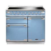 Rangemaster ELS100EICA 100cm Induction Range Cooker Elise China Blue / Brushed Nickel, A Rated