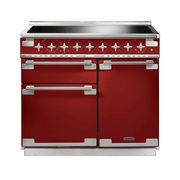 Rangemaster ELS100EIRD 100cm Induction Range Cooker Elise Cherry Red / Brushed Nickel, A Rated