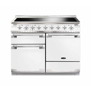 Rangemaster ELS110EIWH 110cm Induction Range Cooker Elise White / Brushed Nickel, A Rated