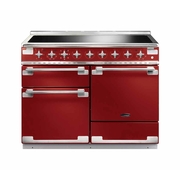 Rangemaster ELS110EIRD 110cm Induction Range Cooker Elise Cherry Red / Brushed Nickel, A Rated