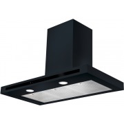 Rangemaster HLTHDS110BL 110cm Chimney Cooker Hood Hi Lite Flat Black, B Rated