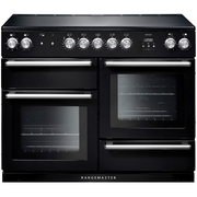 Rangemaster NEX110EIBL/C 110cm Induction Range Cooker Nexus Black / Chrome, A Rated