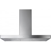 Rangemaster UNBHDS100SS 100cm Chimney Cooker Hood Flat Stainless Steel, B Rated
