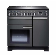Rangemaster PDL90EISL/C 90cm Induction Range Cooker Professional Deluxe Slate / Chrome, A Rated