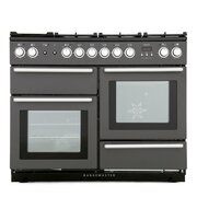 Rangemaster NEX110DFFSL/C 110cm Dual Fuel Range Cooker Nexus Slate / Chrome, A Rated