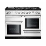 Rangemaster NEX110DFFWH/C 110cm Dual Fuel Range Cooker Nexus White / Chrome, A Rated