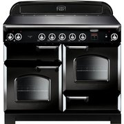 Rangemaster CLA110EIBL/C 110cm Induction Range Cooker Classic Black / Chrome, A Rated