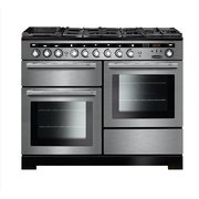 Rangemaster EDL110DFFSS/C 110cm Dual Fuel Range Cooker Encore Deluxe Stainless Steel / Chrome, A Rated