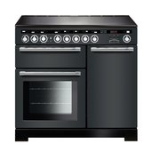 Rangemaster EDL100EISL/C 100cm Induction Range Cooker Encore Deluxe Slate / Chrome, A Rated
