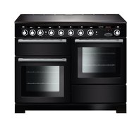 Rangemaster EDL110EIBL/C 110cm Induction Range Cooker Encore Deluxe Black / Chrome, A Rated
