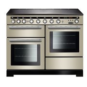 Rangemaster EDL110EIIV/C 110cm Induction Range Cooker Encore Deluxe Ivory / Chrome, A Rated