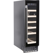 Amica AWC300BL Wine Cooler, Black, G Rated