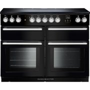 Rangemaster NEXSE110EIBL/C 110cm Induction Range Cooker Nexus SE Black / Chrome, A Rated