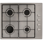 CDA HG6151SS 58cm 4 Burner Gas Hob, Stainless Steel