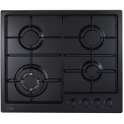 CDA HG6251BL 58cm 4 Burner Gas Hob, Black