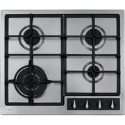 CDA HG6351SS 58cm 4 Burner Gas Hob, Stainless Steel