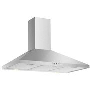 CDA ECH93SS 90cm Chimney Cooker Hood, Stainless Steel, C Rated