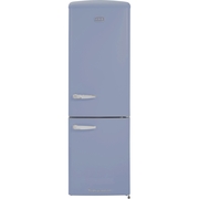 CDA Florence Sea Holly Retro Frost Free Fridge Freezer, 60/40, Blue, D Rated