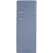CDA Betty Sea Holly Retro Static Fridge Freezer, 80/20, Blue, D Rated