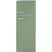 CDA Betty Meadow Retro Static Fridge Freezer, 80/20, Green, D Rated