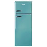 Amica FDR2213DB Retro Static Fridge Freezer, 80/20, Blue, E Rated