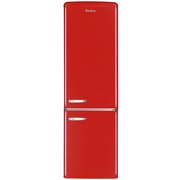 Amica FKR29653R Retro Static Fridge Freezer, 60/40, Red, E Rated