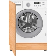 CDA CI381 Integrated Washing Machine, 8kg, 1400 Spin, White, A Rated