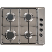 CDA SCG060SS 58cm 4 Burner Gas Hob, Stainless Steel