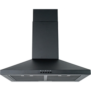 CDA SCCH60BL 60cm Chimney Cooker Hood, Black, A Rated