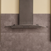 CDA SCCV60BL 60cm Chimney Cooker Hood, Black, A Rated