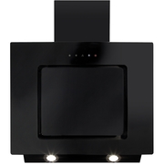 CDA EVA60BL 60cm Chimney Cooker Hood, Black, B Rated