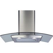 CDA ECP72SS 70cm Chimney Cooker Hood, Stainless Steel, D Rated