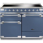 Rangemaster ELS110EISB 110cm Induction Range Cooker Elise Stone Blue / Brushed Nickel, A Rated