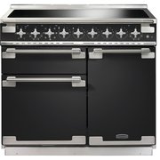 Rangemaster ELS100EICB 100cm Induction Range Cooker Elise Charcoal Black / Brushed Nickel, A Rated
