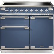 Rangemaster ELS100EISB 100cm Induction Range Cooker Elise Stone Blue / Brushed Nickel, A Rated