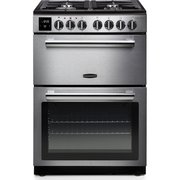 Rangemaster PROPL60DFFSS/C Dual Fuel Cooker with Double Oven Professional Plus Stainless Steel / Chrome, A Rated
