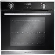 Rangemaster RMB6010BL/SS Built-In Electric Single Oven Black and Stainless Steel