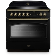 Rangemaster Classic FX CLAS90FXEIBL/B 90cm Induction Range Cooker 90 Black / Brass, A Rated