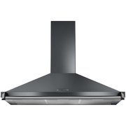 Rangemaster RCLAHDC90SL/C 90cm Chimney Cooker Hood Classic Slate / Chrome Rail